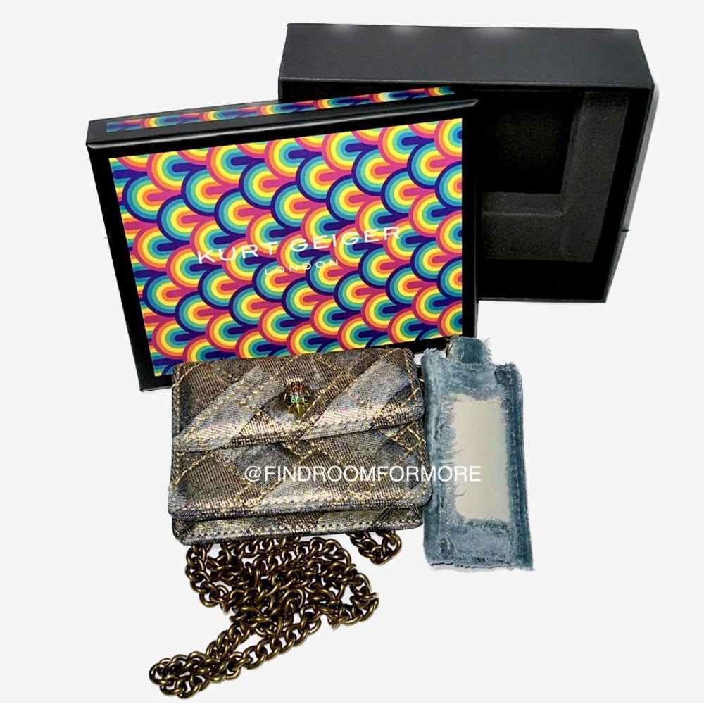 Kurt Geiger Micro Kensington Convertible Crossbody - Picture 9 of 12